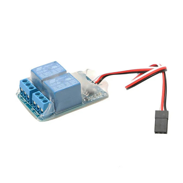 4PCS Model Airplane PWM Relay Switch Module Maximum 10A Current Power-on Protection Function Support 5V-12V Receiver for FPV RC Drone