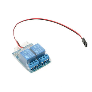 4PCS Model Airplane PWM Relay Switch Module Maximum 10A Current Power-on Protection Function Support 5V-12V Receiver for FPV RC Drone