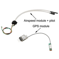 1Set OLED Color Screen Flight Instrument with Airspeed Meter GPS Module for RC Airplane Model Receiving Display Parts