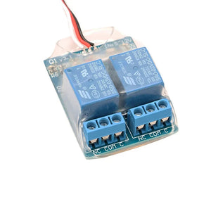 4PCS Model Airplane PWM Relay Switch Module Maximum 10A Current Power-on Protection Function Support 5V-12V Receiver for FPV RC Drone