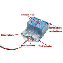 Load image into Gallery viewer, 4PCS Model Airplane PWM Relay Switch Module Maximum 10A Current Power-on Protection Function Support 5V-12V Receiver for FPV RC Drone
