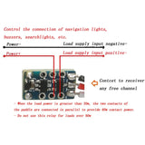 4PCS 2A Parallel Current Electronic Relay Switch PWM Servo Signal Input Control Module Support 5V-10V Receiver for RC Model Aircraft