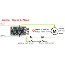 Load image into Gallery viewer, 4PCS 2A Parallel Current Electronic Relay Switch PWM Servo Signal Input Control Module Support 5V-10V Receiver for RC Model Aircraft
