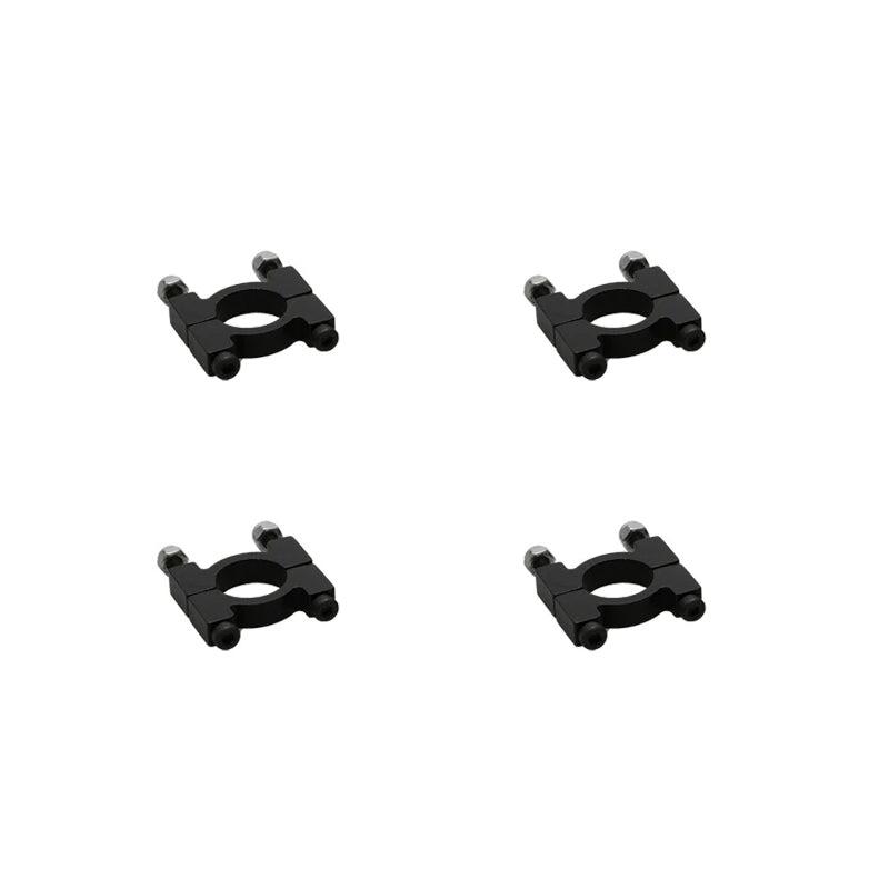 4PCS 12mm 16mm 20mm 25mm Carbon Tube Clamp Aluminum Alloy Pipe Clip CNC Ultralight Parts for RC Multi-copter Drone Model