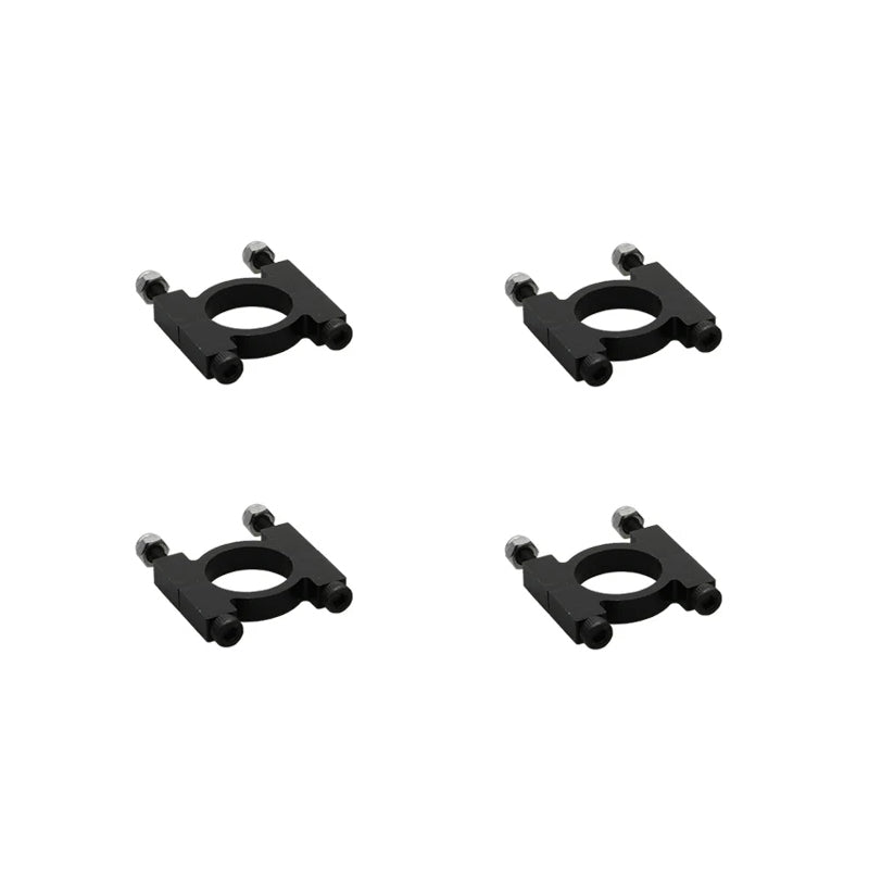 4PCS 12mm 16mm 20mm 25mm Carbon Tube Clamp Aluminum Alloy Pipe Clip CNC Ultralight Parts for RC Multi-copter Drone Model