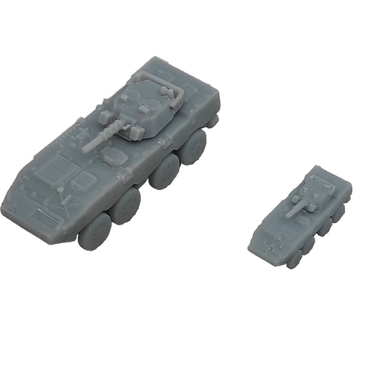 5PCS Resin Model Armored Vehicle 1/350 1/700 Scale ZBL-08 Wheeled Infantry Tank with Length 23.5mm/11.7mm Toys Display Parts