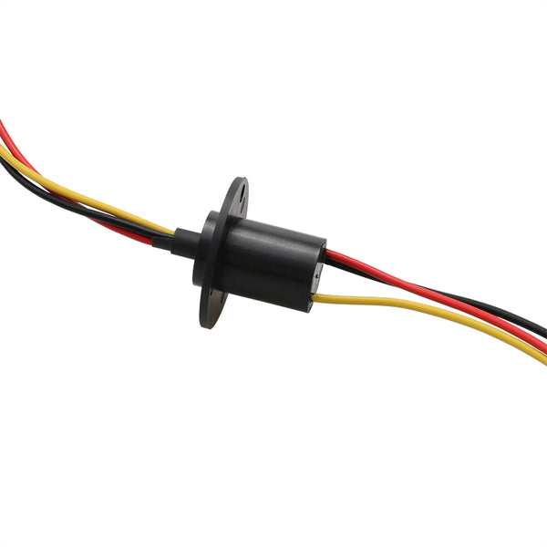 1PCS 3CH 20A Large Current Collector Conductive Slipring High Power Slip Ring with Flange 360 degree Rotation Joint Connector Ring