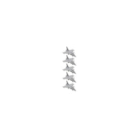 5PCS French Rafale-B Multi-purpose Fighter Jet Airplane Model 1/2000 700 400 350 Scale Resin Hobby Toys Display Fighting Aircraft