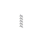 5PCS French Rafale-B Multi-purpose Fighter Jet Airplane Model 1/2000 700 400 350 Scale Resin Hobby Toys Display Fighting Aircraft