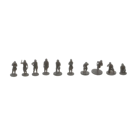 1Set General Base Ground Service Soldier 1/700 1/350 Scale Miniature Figures Crew Model for Ships Military Vessels DIY Toys Doll