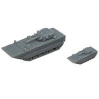 5PCS ZBD-05 Amphibious Armored Vehicle 1/350 1/700 Resin Model Infantry Fighting Tank Length 26.6mm/13.3mm DIY Assembly Toys