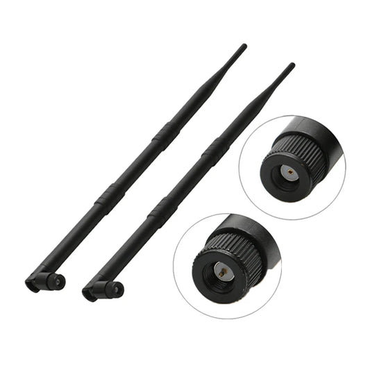 2PCS RC Bait Boat 2.4G Receiving Antenna Inner Thread Inner Hole/Inner Pin Connector 9DB High Gain Signal Range Booster