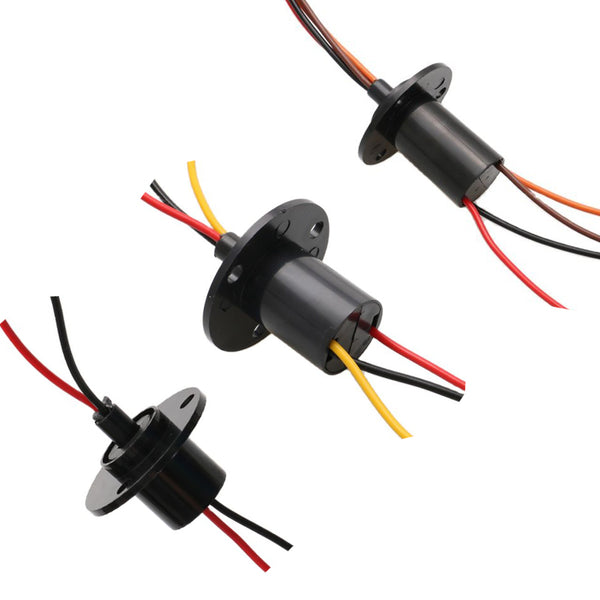1PCS Wind Power Slipring Dia 22mm 2/3/4CH 15A Large Current Conductive Slip Ring Unlimited Rotation Joint Connector