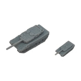 5PCS Leopard 2 A4 Resin Model Battle Tank 1/350 1/700 Scale Toys Crawler Vehicle Whole Length 29mm/14.6mm DIY Assembly Parts