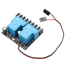 Load image into Gallery viewer, 1PCS 12V-80V Dual-way Relay Switch Light Controller Module Motor Forward Reverse Controlling Electric Board for RC Drone Aircraft
