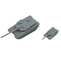 5PCS 1/350 1/700 Scale K2 Model Main Battle Tank Length 30.9mm/15.4mm Resin Combat Crawler Vehicle DIY Display Toys Parts