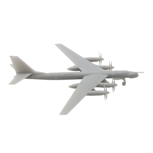 5PCS TU-95MS Bombardment Aircraft Model with Landing Gear 1/2000 1/700 1/400 1/350 Scale Airplane Toys for DIY Toys Gift Display