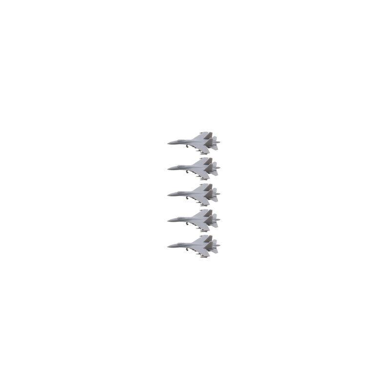 5PCS Su-27 Fighter Aeroplane Model 1/2000 1/700 1/400 1/350 Scale Resin Assembly Battle-airplane with Landing Gear Toys Display Parts