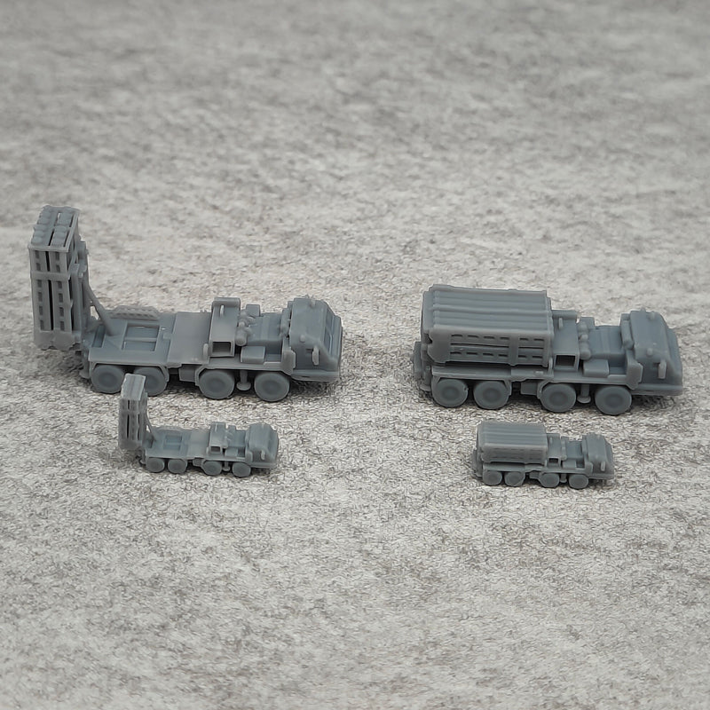 5PCS Resin Model S350 Air Defense Missile Launch/Transportation Status 1/350 1/700 Scale Toys Armored Tanks Vehicle