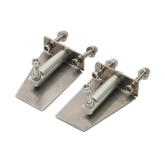 1Pair Metal Trim Tabs 40x30x13mm Water Pressure Plate Control Hull Stability Wave Balance Board for RC Electric Boat