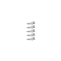 5PCS China J-31 Stealth Fighter Jet Airplane 1/2000 700 400 350 Scale Resin Model Fighting Plane for DIY Hobby Toys Display Parts