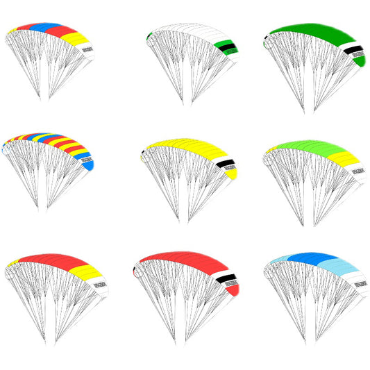 1PCS RC Electric Remote Control Paraglider Head Indoor Outdoor Power Flying 1.5 meters Paragliding Wingspan Parachute Cloth