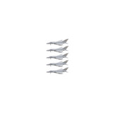 5PCS Toys DIY Collection Accessories China J-8II Fighting Aircraft 1/2000 700 400 350 Scale Resin Model Fighter Airplane Battle-plane