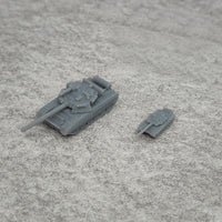 5PCS T80UD Resin Tank Toys 1/350 700 Scale Uncolored Combat Armored Vehicle Mould Upgrade Panzer Parts for DIY Hobby Collection