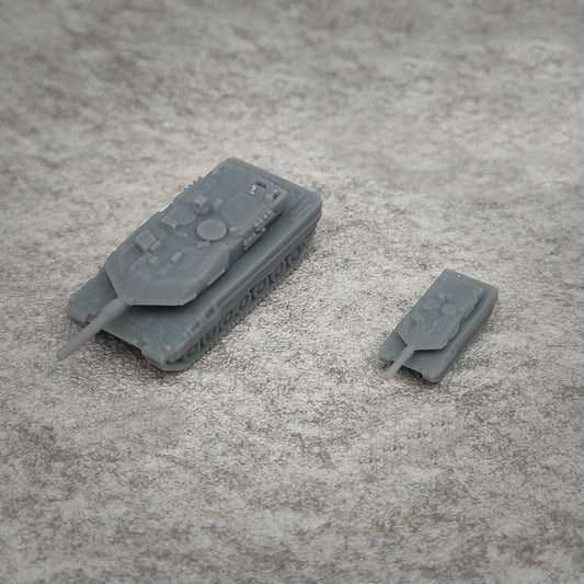 5PCS 1/700 1/350 Scale Leopard 2A5 Main Battle Tanks 3D Printing Army Tank Model Length 1.45/2.9cm Armored Car Resin Accessories