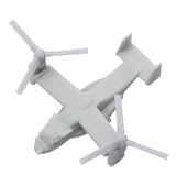 5PCS V-22 Helicopter Model 1/2000 1/700 1/350 Length 7mm/25mm/50mm Opening Wing Resin Aircraft for RC Ship DIY Display