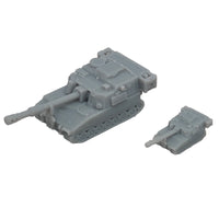 5PCS M109A6 Self-propelled Tank Model 1/350 1/700 Scale Length 26.3mm/13.2mm Resin Toys Battle-tanks for DIY Display Assembly Parts