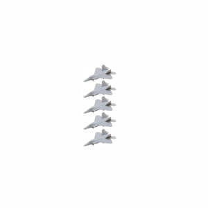 5PCS F-22 Stealth Fighter Jet 1/2000 1/700 1/400 1/350 8mm 27mm 47.2mm 54mm Fighting Airplane Photosensitive Resin Model Fighter Aeroplane