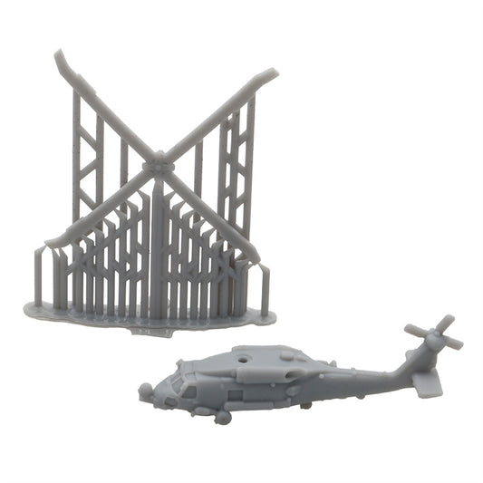 5Set SH-60 Sea Eagle Shipborne Helicopter 1/2000 1/700 1/400 1/350 Scale Resin Model Toys Carrier Aircraft Machine