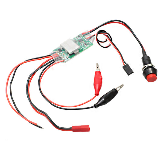 1PCS RC Methanol Vehicle Model Universal Hot Head Driver 3S 12V Glow Plug Igniter Ignition Switch with Indicator Light