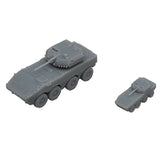 5PCS ZBL-191 Infantry Tank 1/350 1/700 Scale Length 21/11.5mm Resin Assembly Crawler Vehicle for DIY Hobby Toys Display Parts