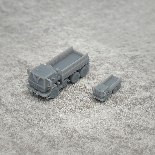 5PCS M1084 Medium Tactical Truck Resin Model 1/350 1/700 Scale Tank Fighting Vehicle Miniature Model Toys