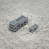 5PCS M1084 Medium Tactical Truck Resin Model 1/350 1/700 Scale Tank Fighting Vehicle Miniature Model Toys
