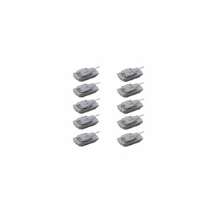 10PCS M1A2 Main Battle Tank 1/2000 1/700 1/400 1/350 Scale Length 4/13/22.7/26mm Micro Mini Heavy Machine Static Model Resin Toys for DIY Collection