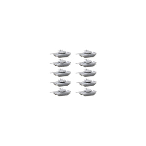 10PCS Russia T-72BM Main Battle Tank Model 1/2000 1/700 1/400 1/350 Scale Resin Assembly Display Toys Tanks Vehicle
