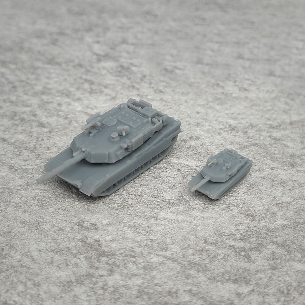 5PCS M1A2 Main Battle Tank Toys 1/700 1/350 Scale Combat Armored Vehicle Mould Uncolored Upgrade Panzer Parts for DIY Model