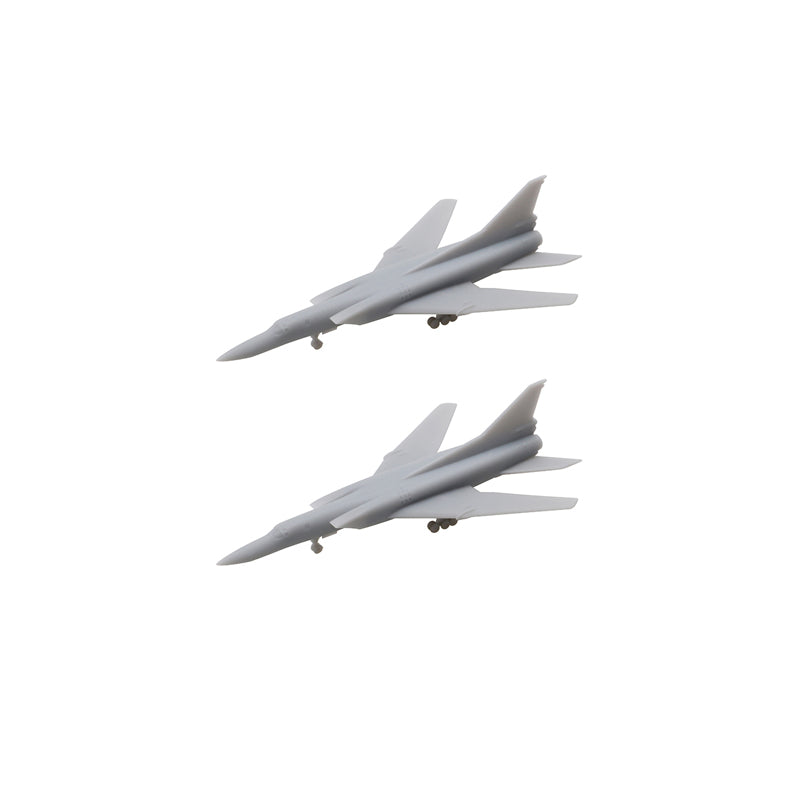 2PCS Russian Tu-22m3 Backfire Bomber Airplane 1/700 1/400 1/350 Scale Resin Model Bombardment Aircraft with Landing Gear for DIY Hobby Display Parts