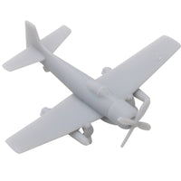 5PCS DIY Children Boys Hobby Collection Airplane Model Resin Assembly A-1 Attacker Aircraft 1/2000 700 400 350 Scale Strike Plane