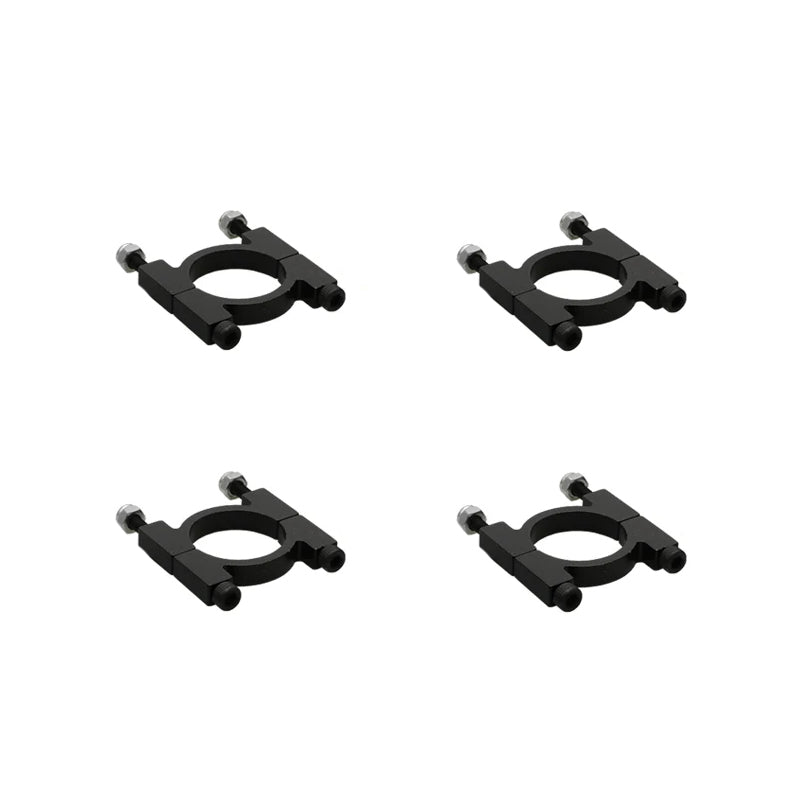 4PCS 12mm 16mm 20mm 25mm Carbon Tube Clamp Aluminum Alloy Pipe Clip CNC Ultralight Parts for RC Multi-copter Drone Model