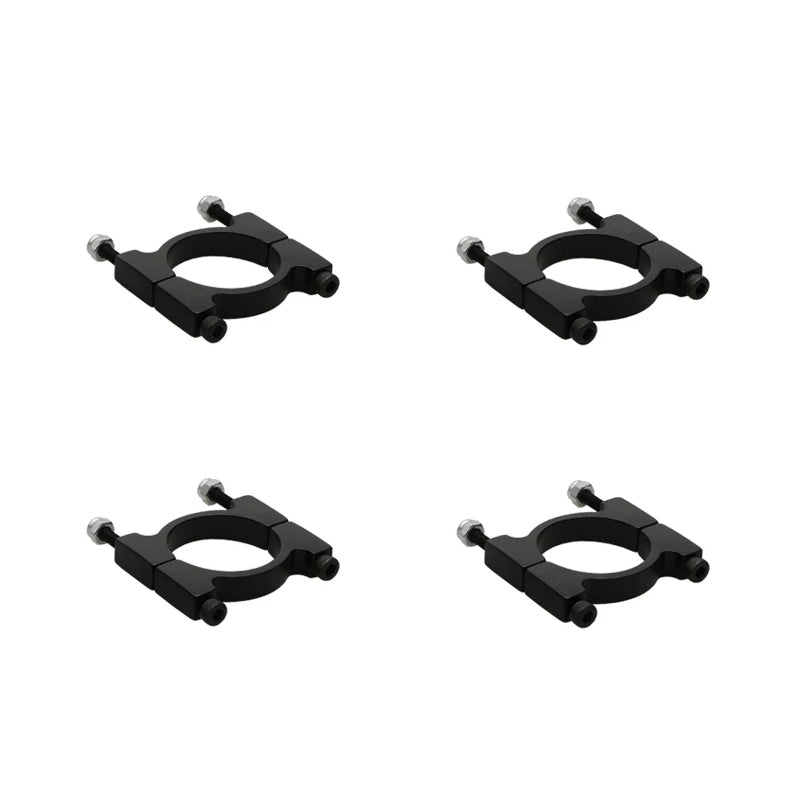 4PCS 12mm 16mm 20mm 25mm Carbon Tube Clamp Aluminum Alloy Pipe Clip CNC Ultralight Parts for RC Multi-copter Drone Model