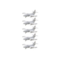 5PCS 1/2000 700 400 350 Scale F9F Panther Fighter Jet Airplane Resin DIY Display Toys Fighting Aeroplane with Landing Gear