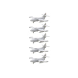 5PCS 1/2000 700 400 350 Scale F9F Panther Fighter Jet Airplane Resin DIY Display Toys Fighting Aeroplane with Landing Gear