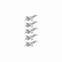 5PCS Su-34 Duckbill Fighter 1/2000 1/700 1/400 1/350 Length 9/33.2/58.1/66.4mm Scale Model Fighting Aircraft Battle-plane with Landing Gear