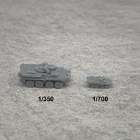 5PCS M1127 Model Reconnaissance Vehicle 1/350 1/700 Scale Length 20mm/10mm Toys Tank Crawler Resin Assembly Display Parts