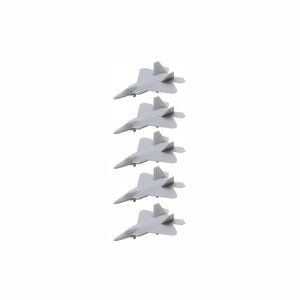 5PCS F-22 Stealth Fighter Jet 1/2000 1/700 1/400 1/350 8mm 27mm 47.2mm 54mm Fighting Airplane Photosensitive Resin Model Fighter Aeroplane