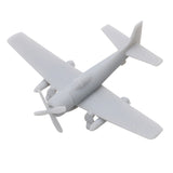 5PCS DIY Children Boys Hobby Collection Airplane Model Resin Assembly A-1 Attacker Aircraft 1/2000 700 400 350 Scale Strike Plane